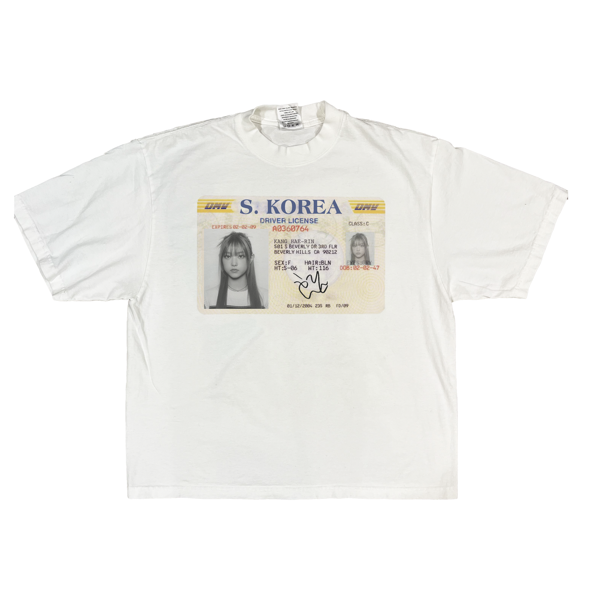 newjeans/njz 'id' tees