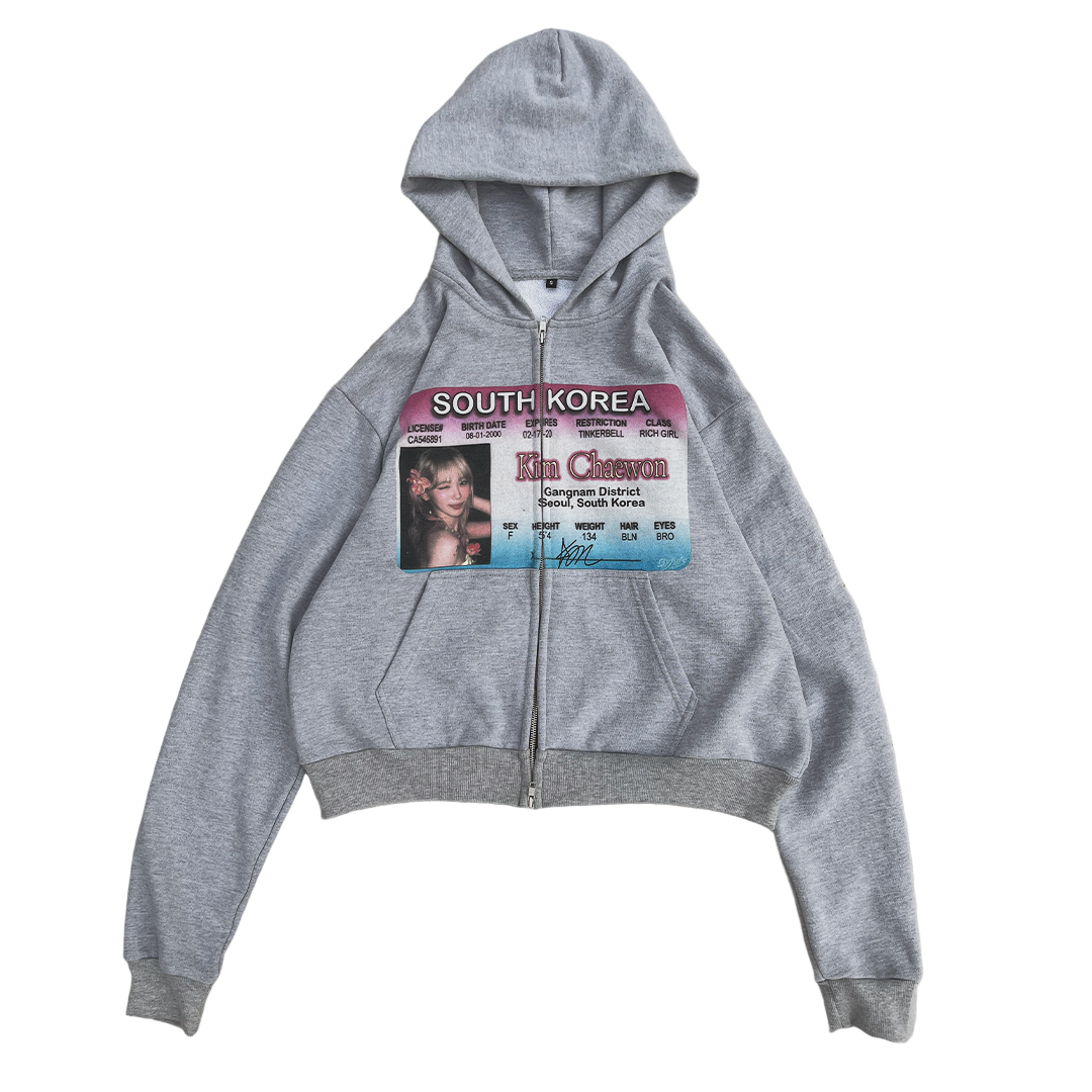 'Y2K" ID Zipup