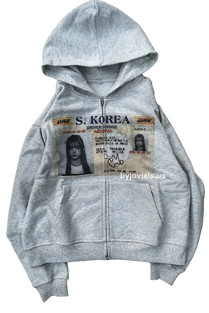 HAERIN NEWJEANS OVERSIZED ZIPUP PODpartner