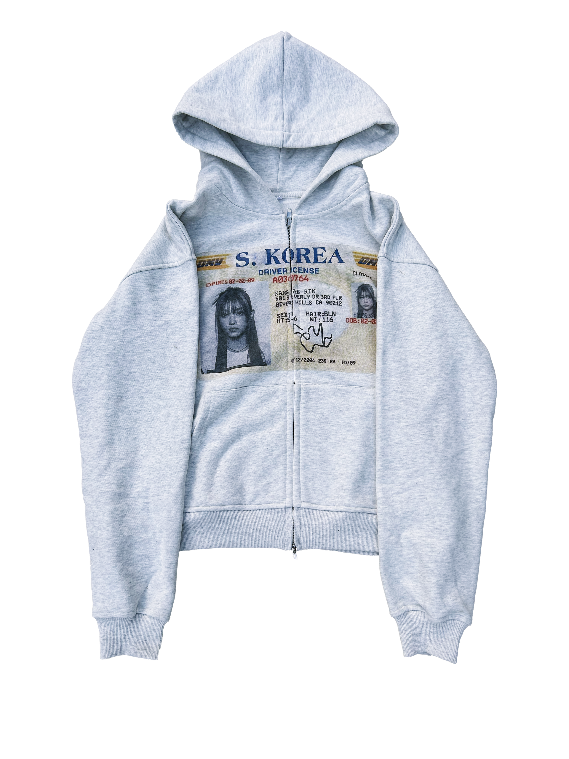 'haerin' newjeans/njz zip up