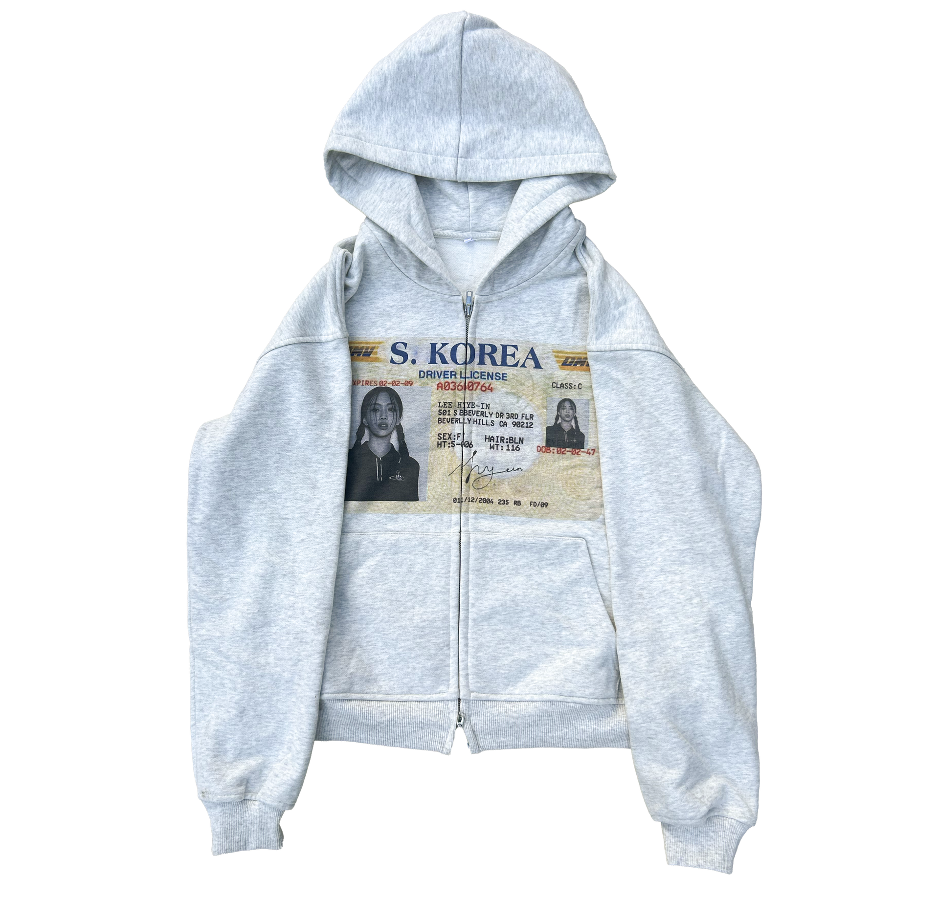'hyein' newjeans/njz zip up